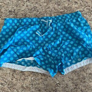 VTG Like New Xhilaration 100% Cotton Shorts - CUTE! Polka Dot Daisy Duke Lounge